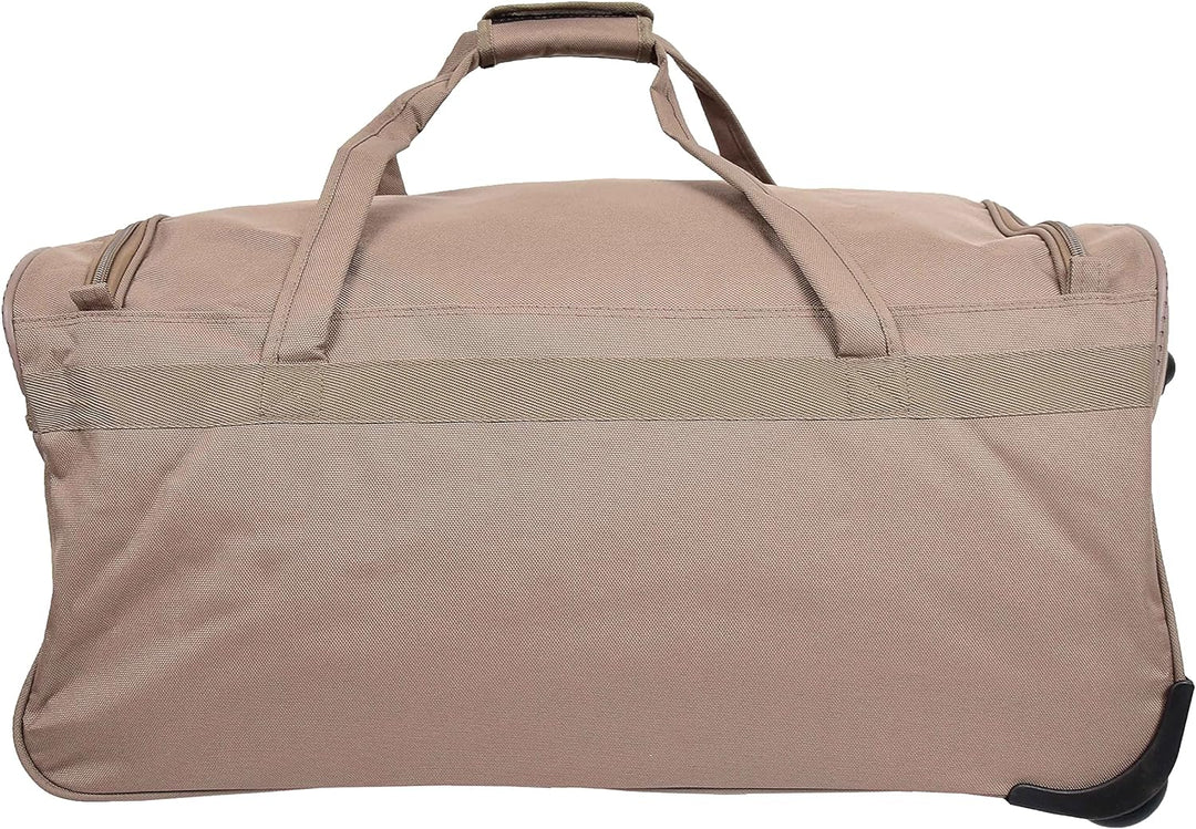 HL472 Trolleytasche mit Rädern, gross, Beige, beige, L, Reisetasche mit Rollen