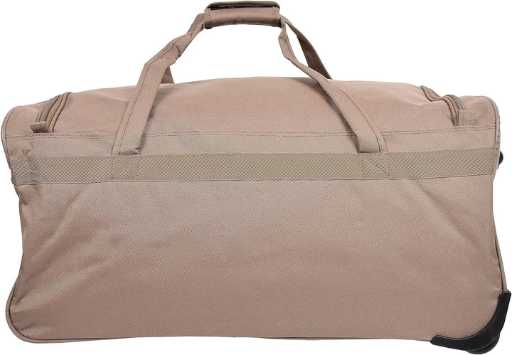 HL472 Trolleytasche mit Rädern, gross, Beige, beige, L, Reisetasche mit Rollen