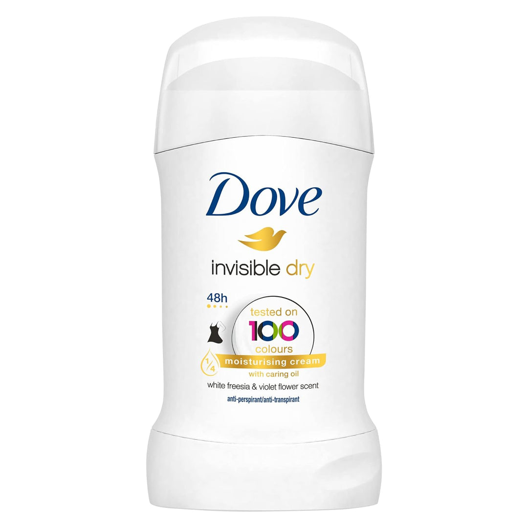 6 x Dove Invisible Dry Deodorant Stick 40 ml