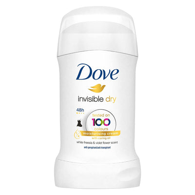 6 x Dove Invisible Dry Deodorant Stick 40 ml