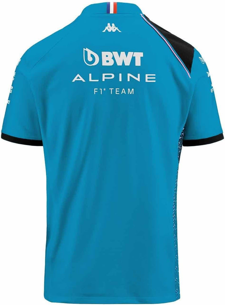Kappa Herren Tshirt S Blau/Schwarz, S Blau/Schwarz