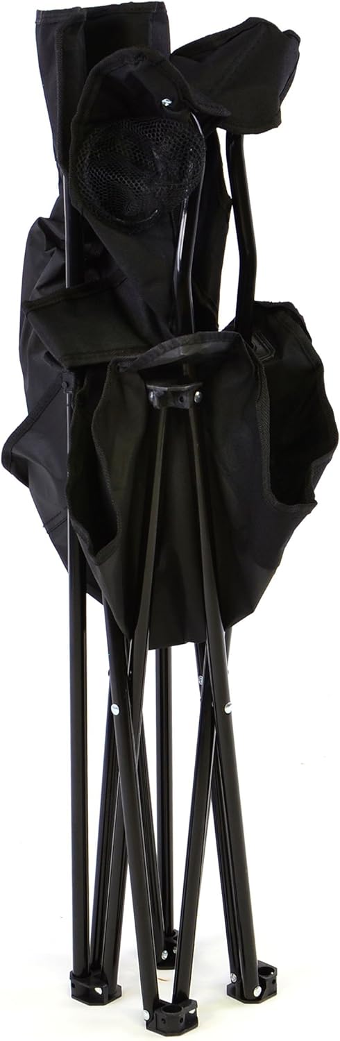 Nexos 2-er Set Angelstuhl Anglerstuhl Faltstuhl Campingstuhl Klappstuhl mit Armlehne und Getränkehal