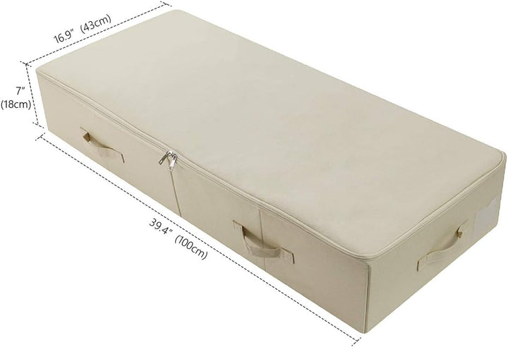 Grosses Format Unterbett Aufbewahrungsbox mit Deckel – Unterbett Schuhe Aufbewahrungsbox für Kleidun
