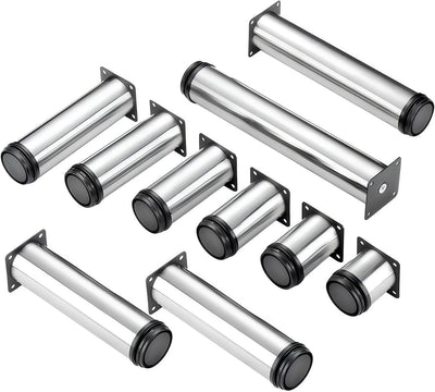 Qrity 4X Tischbein, Füsse für Möbel, Möbelfüsse Verstellbar 350mm, Tischbeine Möbelfuss für Tabellen