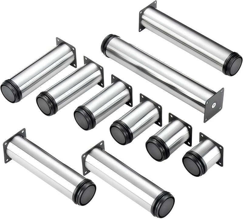 Qrity 4X Tischbein, Füsse für Möbel, Möbelfüsse Verstellbar 350mm, Tischbeine Möbelfuss für Tabellen