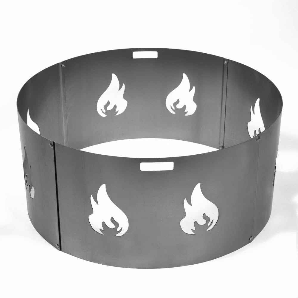 Czaja® Feuerschale Bonn 80 cm mit Funkenschutz Flamme | Feuerschalen mit Funkengitter für den Garten