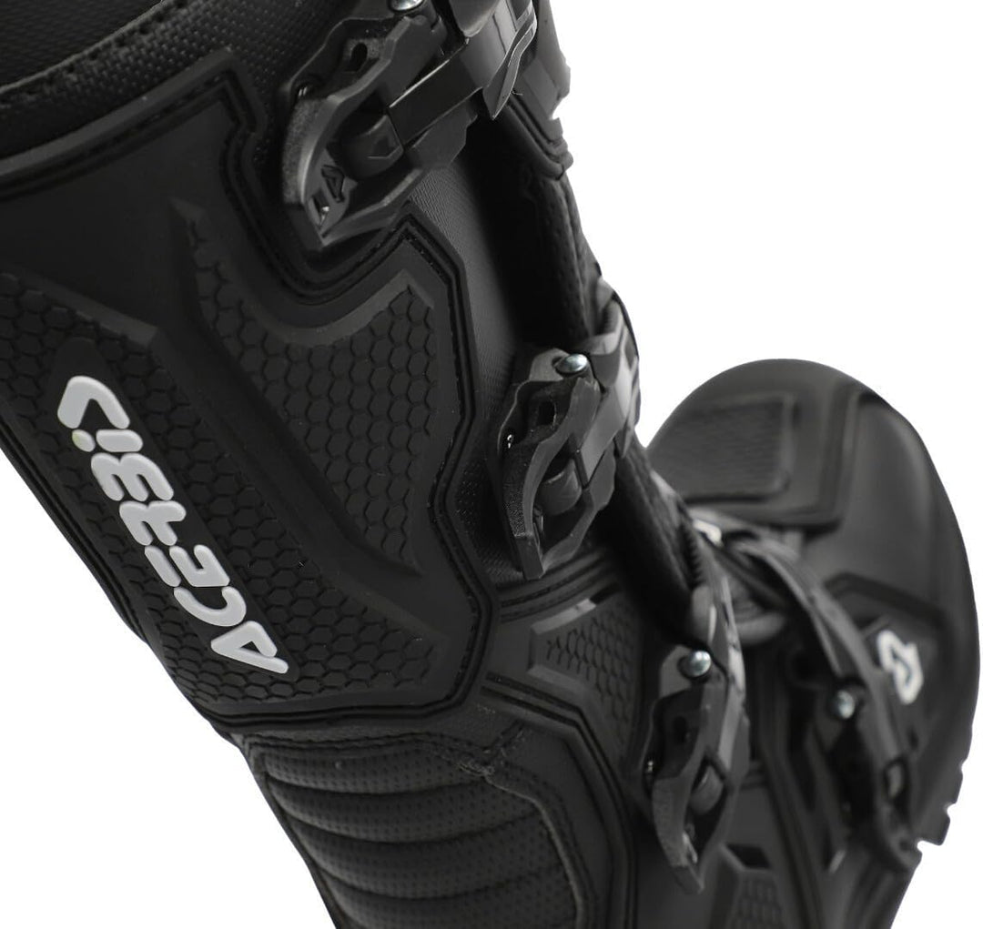 Acerbis Artiglio Motocross Stiefel, schwarz/weiss, 42 Schwarz Weiss 42 EU, Schwarz Weiss 42 EU