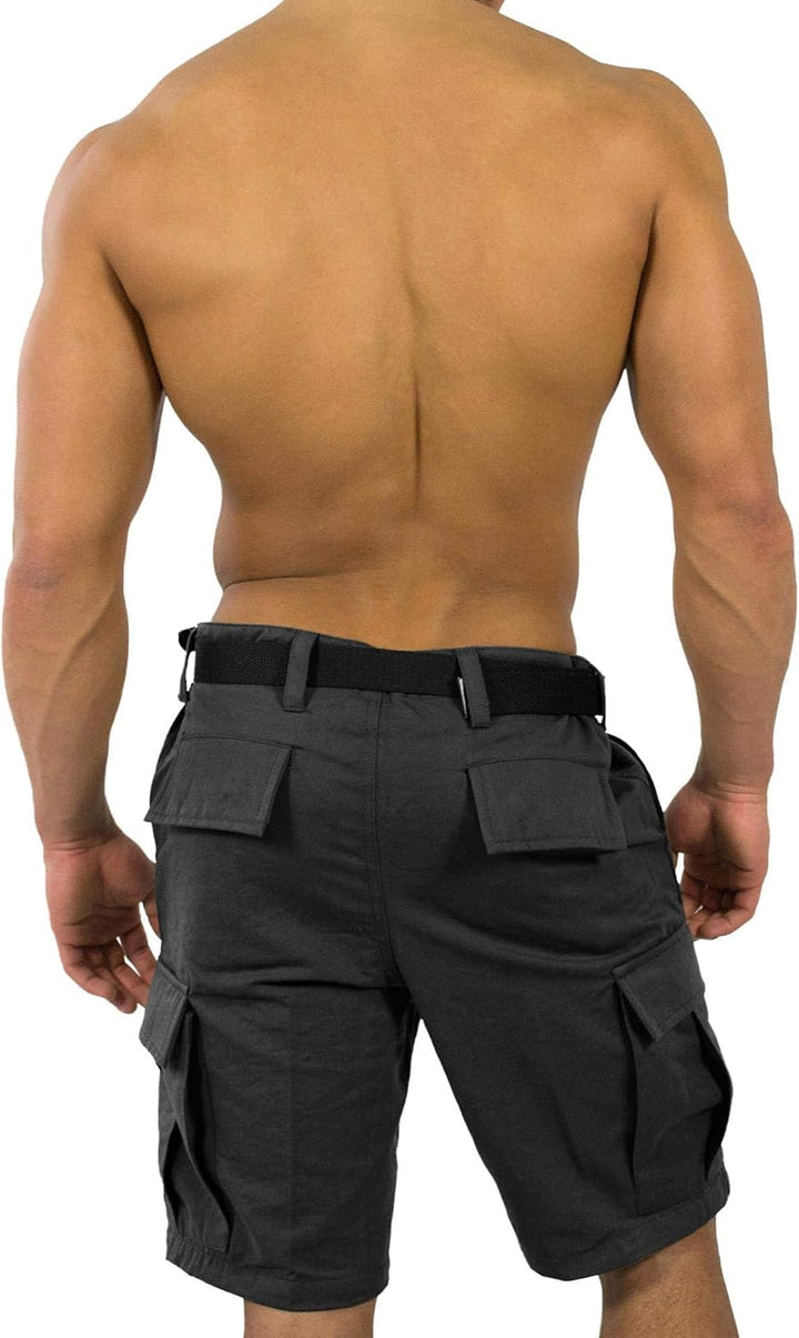 normani BDU Bermuda Short für Herren Dunkelschwarz S, Dunkelschwarz S