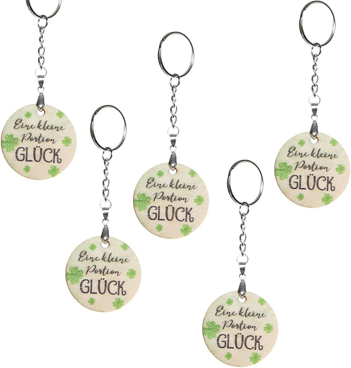 Logbuch-Verlag 10 kleine Gastgeschenke für Hochzeit, Silvester & Geburtstag - Glücksbringer Kleeblat