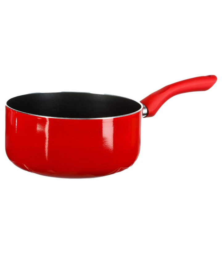 Stieltopf aus Aluminium, 20 cm cm Rot, cm Rot