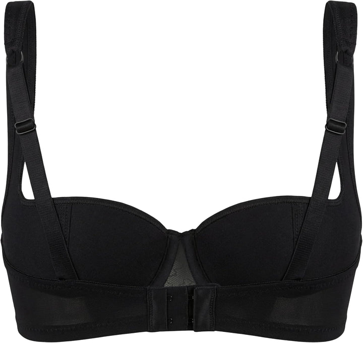 Rosme Lingerie Balconette-BH für Damen, Kollektion Grand 70G Schwarz, 70G Schwarz