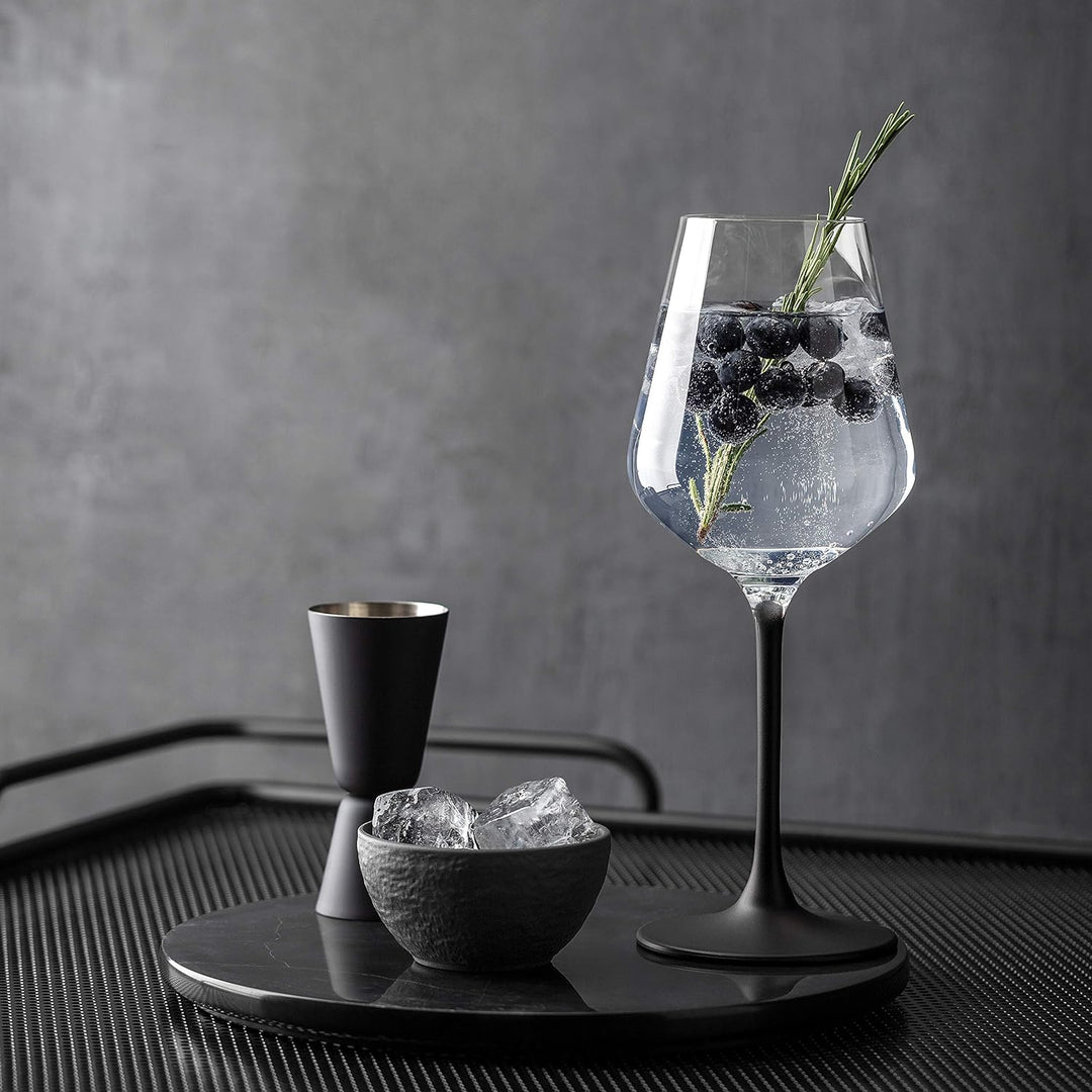 Villeroy &amp; Boch - Manufacture Rock Starter-Set, 6 tlg., Premium Porzellan, Schwarz &amp; Manufacture Roc