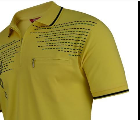 Soltice Herren Kurzarm Poloshirt, Polohemd Kragen, Gestreifte Blousonshirt mit Brusttasche aus Baumw