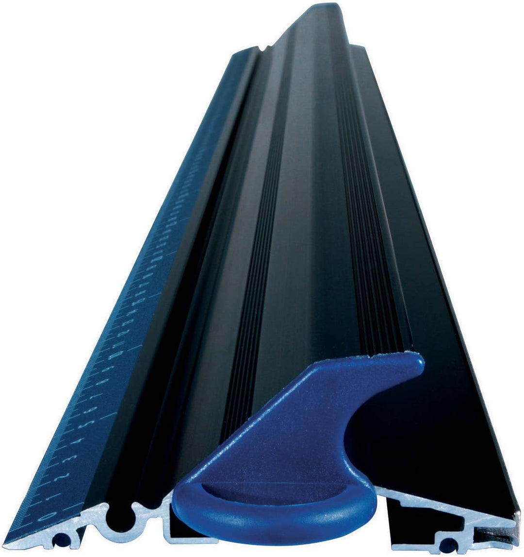 Maped M178080 - Schneidlineal Quadra, 80 cm aus Aluminium, schwarz