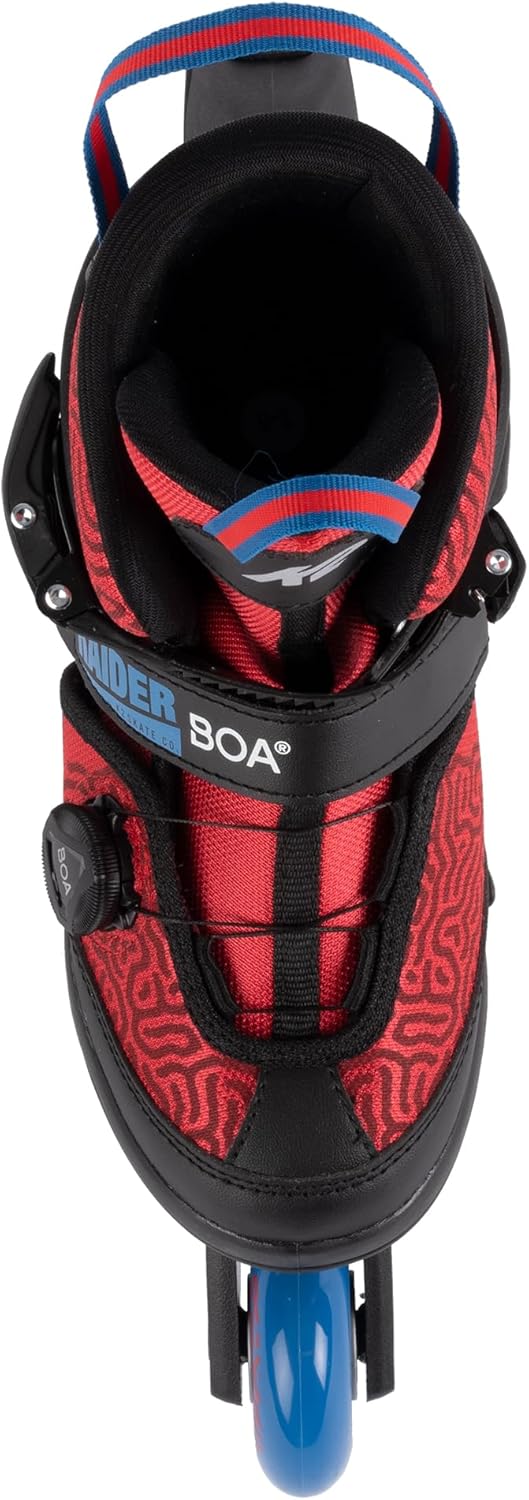K2 Raider BOA Kinder Inline Skate 2025 red Blue L (EU: 35-40 / UK: 3-7 / US: 4-8) red - blue, L (EU:
