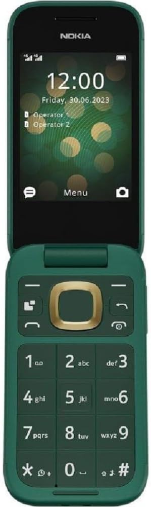 Nokia 2660 Flip, Dual, 128MB 48MB Ram, Lush Green, Lush Green