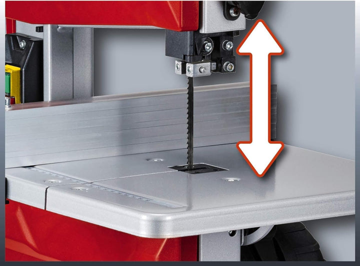 Einhell Bandsäge TC-SB 200/1 (werkzeugloser Sägeblattwechsel, Parallelanschlag, Höhenverstellung, ku