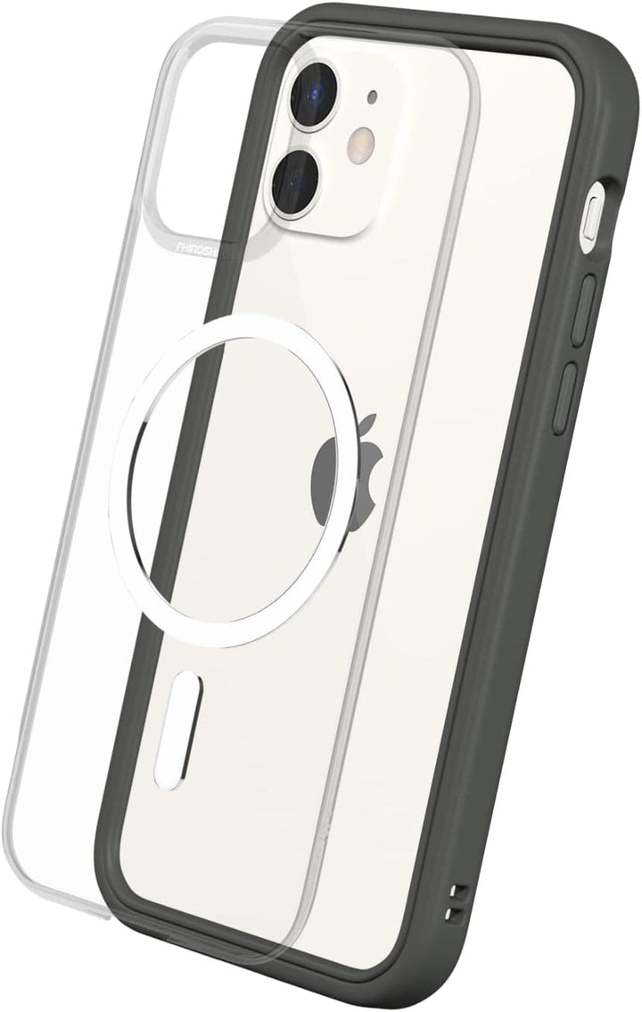 RhinoShield Modulares Case kompatibel mit MagSafe für [iPhone 12 Mini] | Mod NX - Überragender Magne