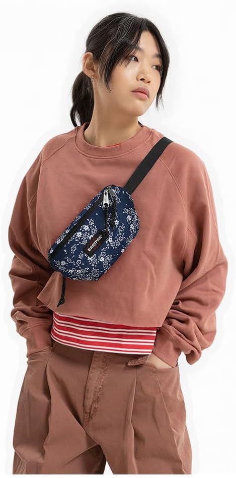 Eastpak SPRINGER Gürteltasche, 22 cm Glitbloom Navy (Blau), Glitbloom Navy