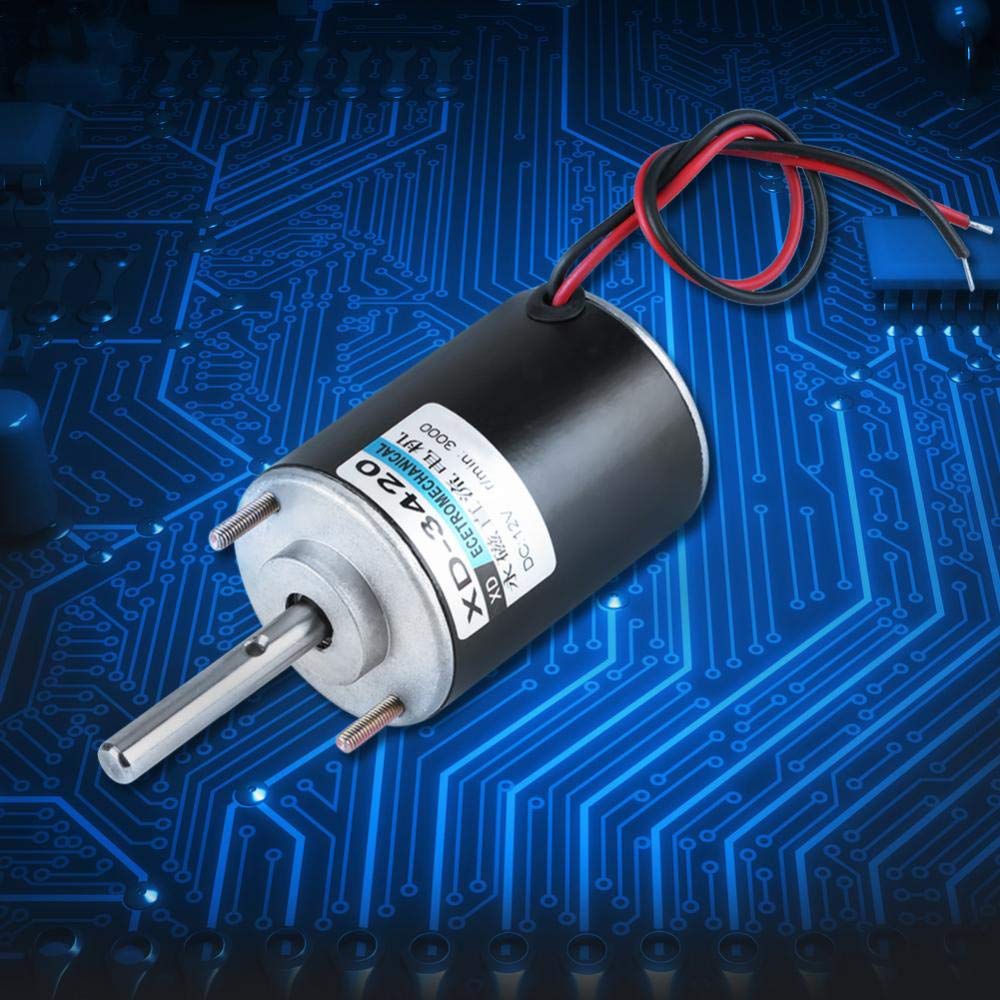 DC-Elektromotor, Bürsten-DC-Motor 43mm / 1,7 Zoll XD-3420 30W 12V 24V mit hoher Geschwindigkeit 3500