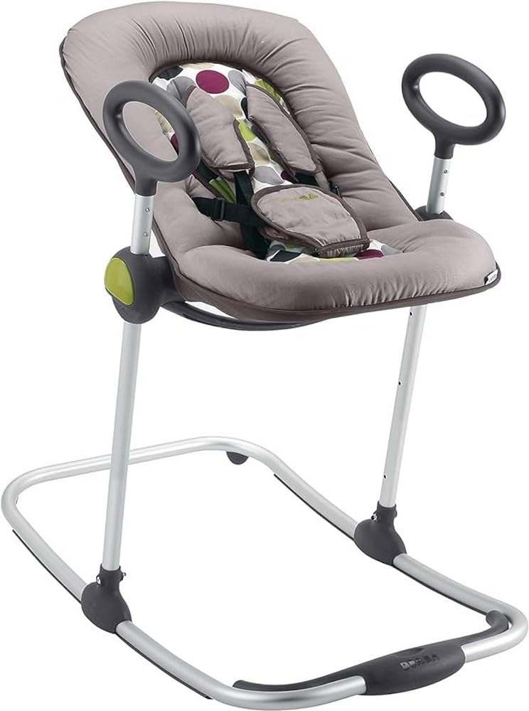 BÉABA, BabyWippe Up &amp; Down I, Durch einfachen Druck verstellbar , 4 Höhenstufen, 3 Neigepositionen,
