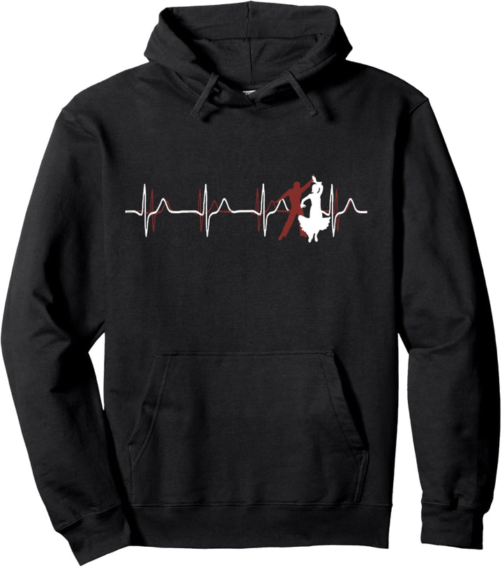 Latin Dance in meinem Herzschlag, Tänzerin Pullover Hoodie
