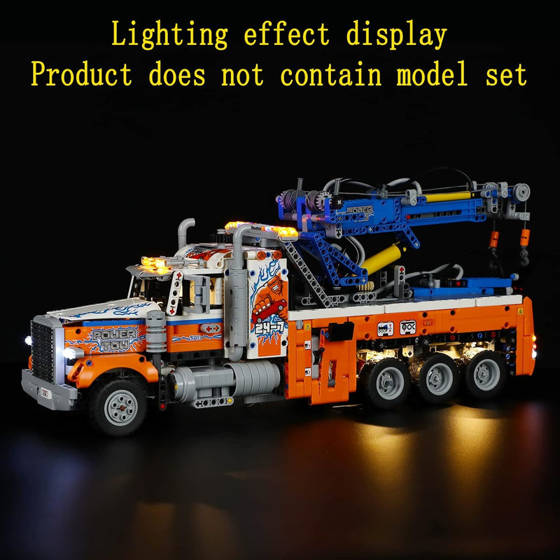 GEAMENT Licht-Set Kompatibel mit Lego Schwerlast-Abschleppwagen (Heavy-Duty Tow Truck) - Beleuchtung