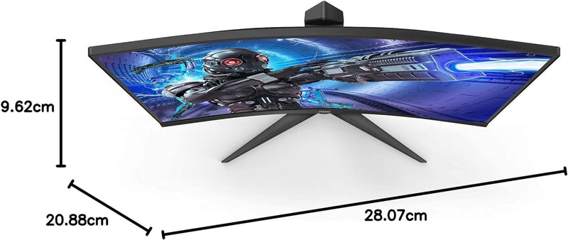 AOC Gaming C32G2ZE - 32 Zoll FHD Curved Monitor, 240 Hz, 1ms, FreeSync Premium (1920x1080, HDMI, Dis
