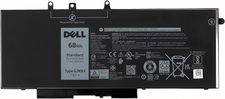 Dell Akku 68Wh 4 Zellen 8500mAh Latitude 5580 5480 5280 5290 5590 5490 5491 5495 5591 Precision 3520