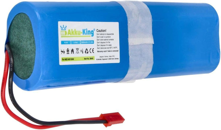 Akku kompatibel mit Medion AGX-2 - Li-Ion 2600mAh - für Saugroboter MD18500, ILIFE V50, V5s Pro, V8s