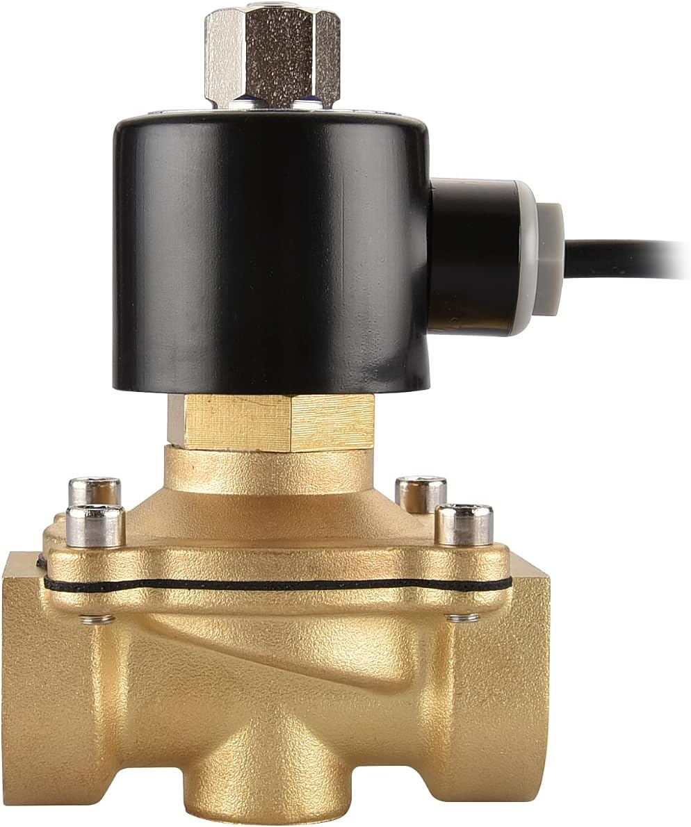 Heschen Elektrisches Magnetventil aus Messing, 2W-250-25KJ, PT1'', DC24V, Direktes Handeln für Wasse