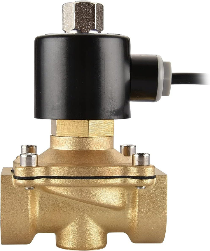 Heschen Elektrisches Magnetventil aus Messing, 2W-250-25KJ, PT1'', DC24V, Direktes Handeln für Wasse