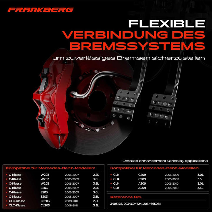 Frankberg Servoleitung Lenkung Kompatibel mit C-Klasse W203 2005-2007 CLC-Klasse CL203 2008-2011 CLK