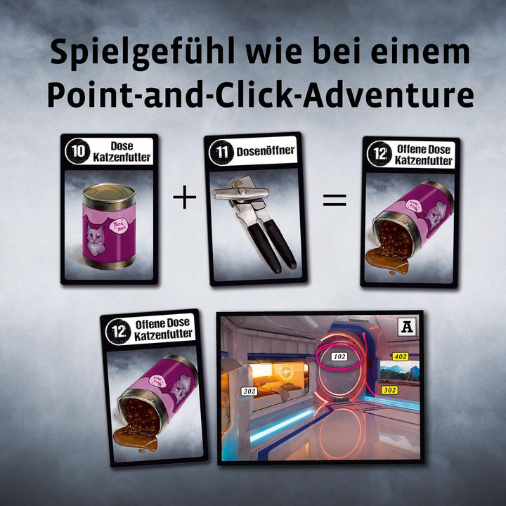 Kosmos 685331 Adventure Games - Mission Mars, Entdecke die Geschichte, kooperatives Brettspiel, für