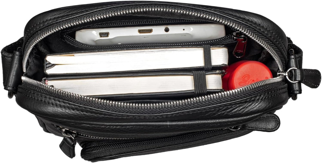 STILORD 'Randall' Vintage Ledertasche Umhängetasche Messenger Bag DIN A5 Tablettasche 9,7 Zoll für i