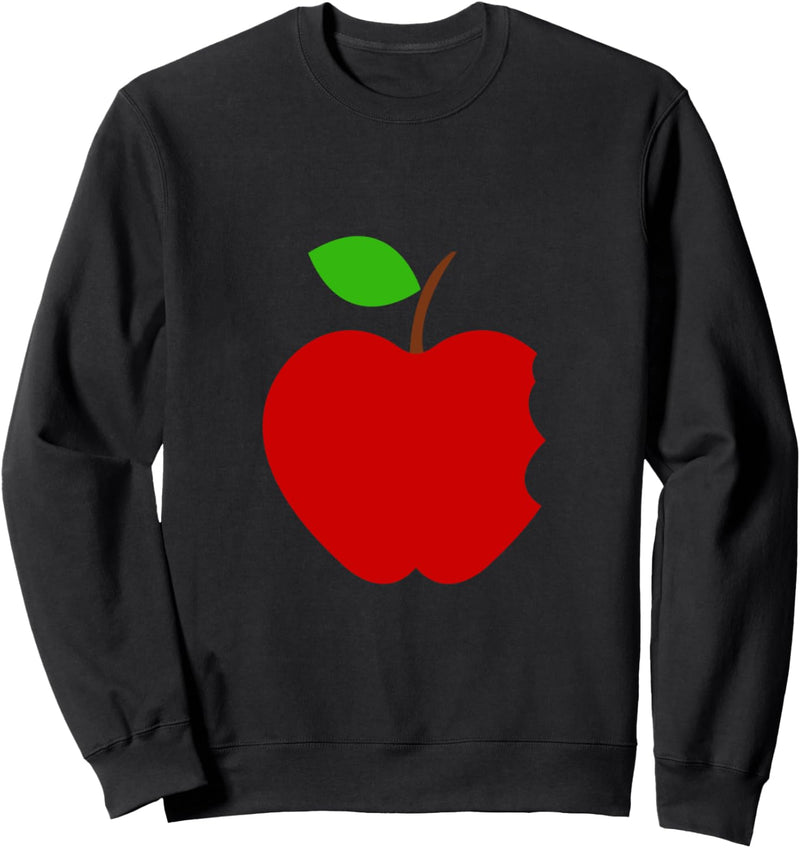 Apfel gebissen Sweatshirt