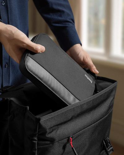 tomtoc Reisepass Tasche für 4-6 Reisepässe, Reisepasshülle Organizer Tasche Etui mit SIM-Kartenhalte