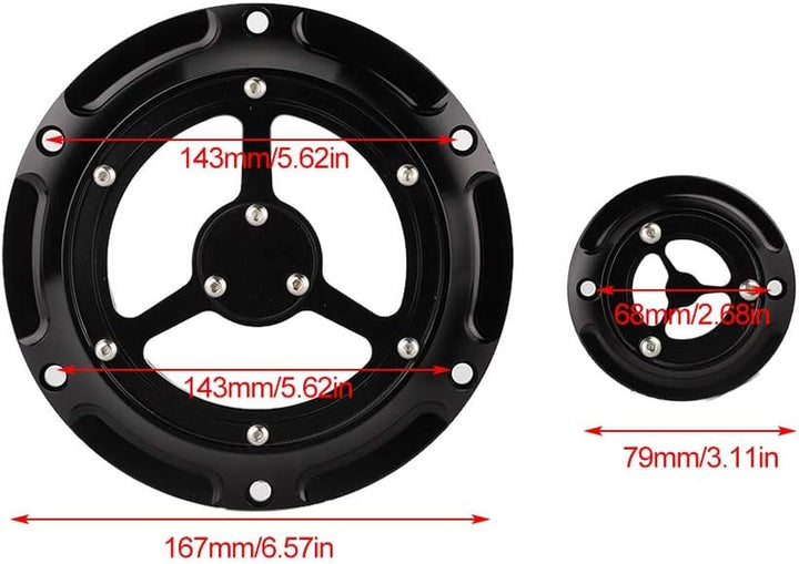 Timer Cover, Derby Cover, Aluminium Motorrad Derby Cover Timing Timer Cover Set für XL XR 883 1200(S