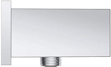 GROHE Euphoria Cube - Wandanschlussbogen (1/2", mit Wandbrausehalter, langlebige Oberfläche), chrom,