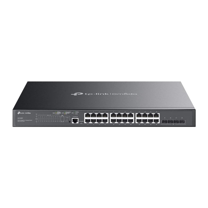 TP-Link TL-SG3428MP 28-Port Gigabit L2+ Managed Switch mit 24 PoE+ Ports (384 Watt, Zentrales Cloud-