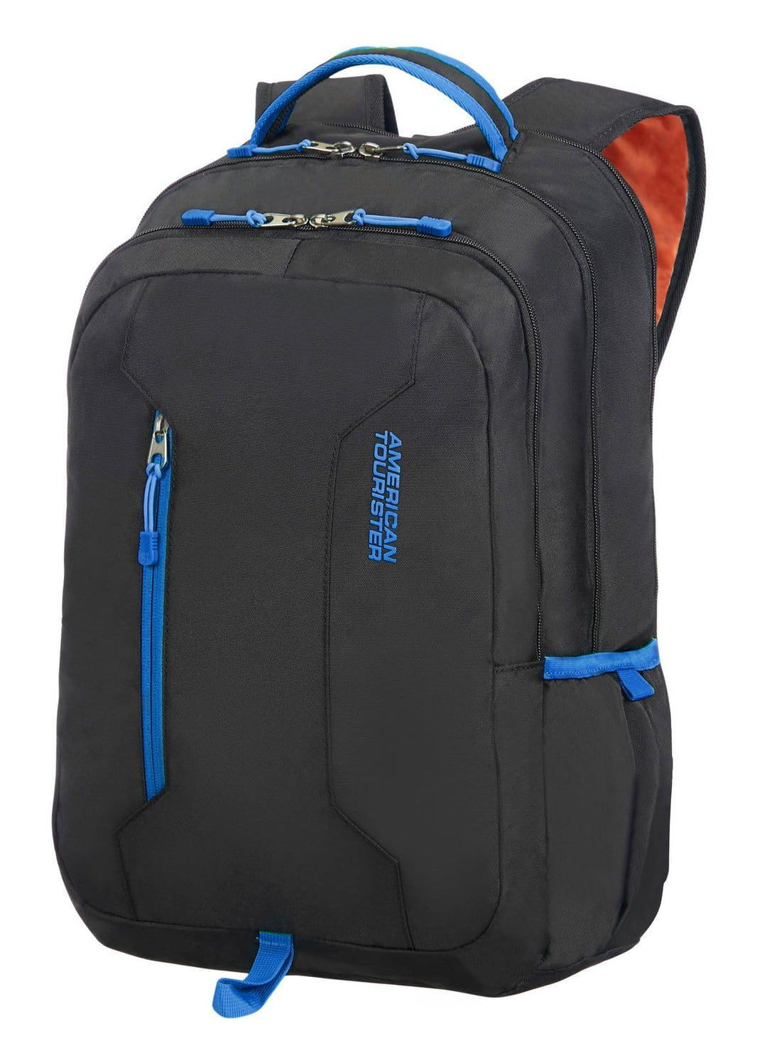 American Tourister Urban Groove - 15,6 Zoll Laptop Rucksack, 47 cm, 27 L, schwarz (black/blue), Schw