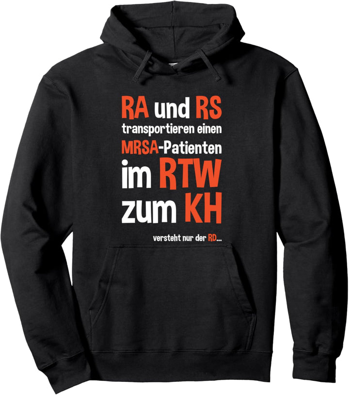 Rettungsassistent Rettungssanitäter Rettungsdienst Spruch Pullover Hoodie
