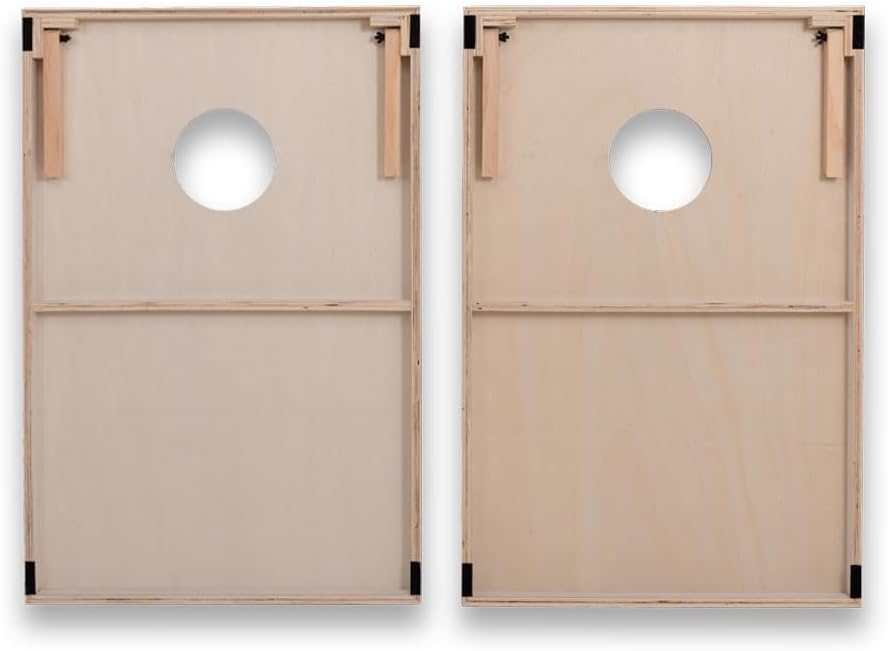 Uber Games - World Cornhole League – 90 x 60 cm Doppelbrett-Set & Tasche (3 x 2 Fuss) Turnierqualitä