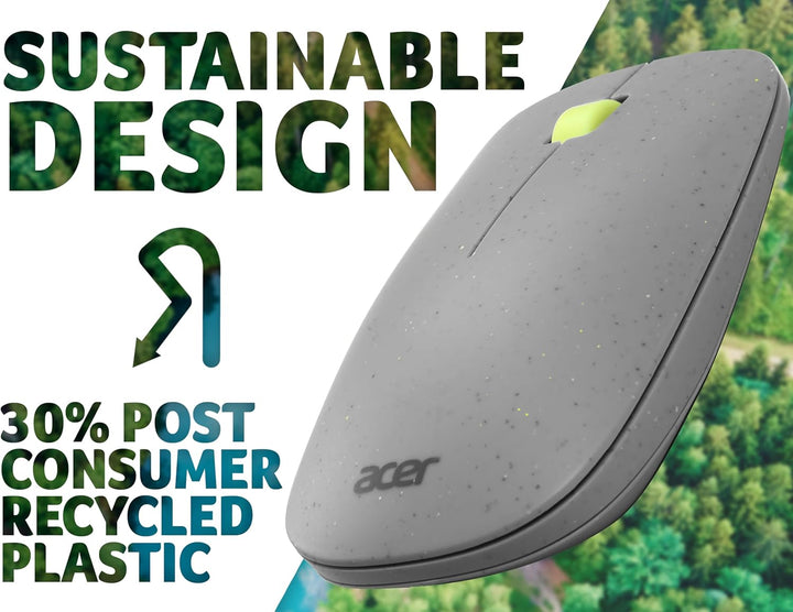 Acer Vero Maus AMR020 - Maus kabellos (2.4GHz Funkmaus, 1200 DPI, Smart-Power-Management, ergonomisc