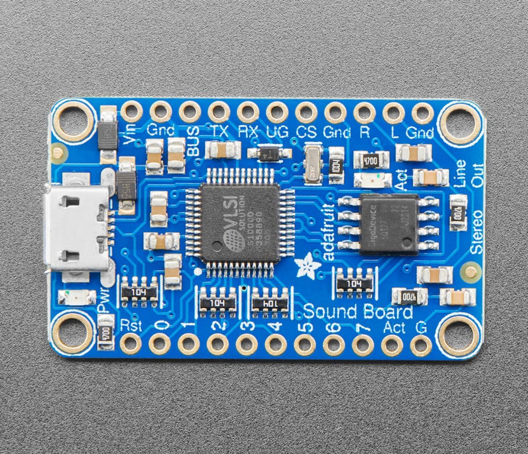 Adafruit Audio FX Mini Sound Board - WAV/OGG Trigger 16MB Flash [ADA2341]