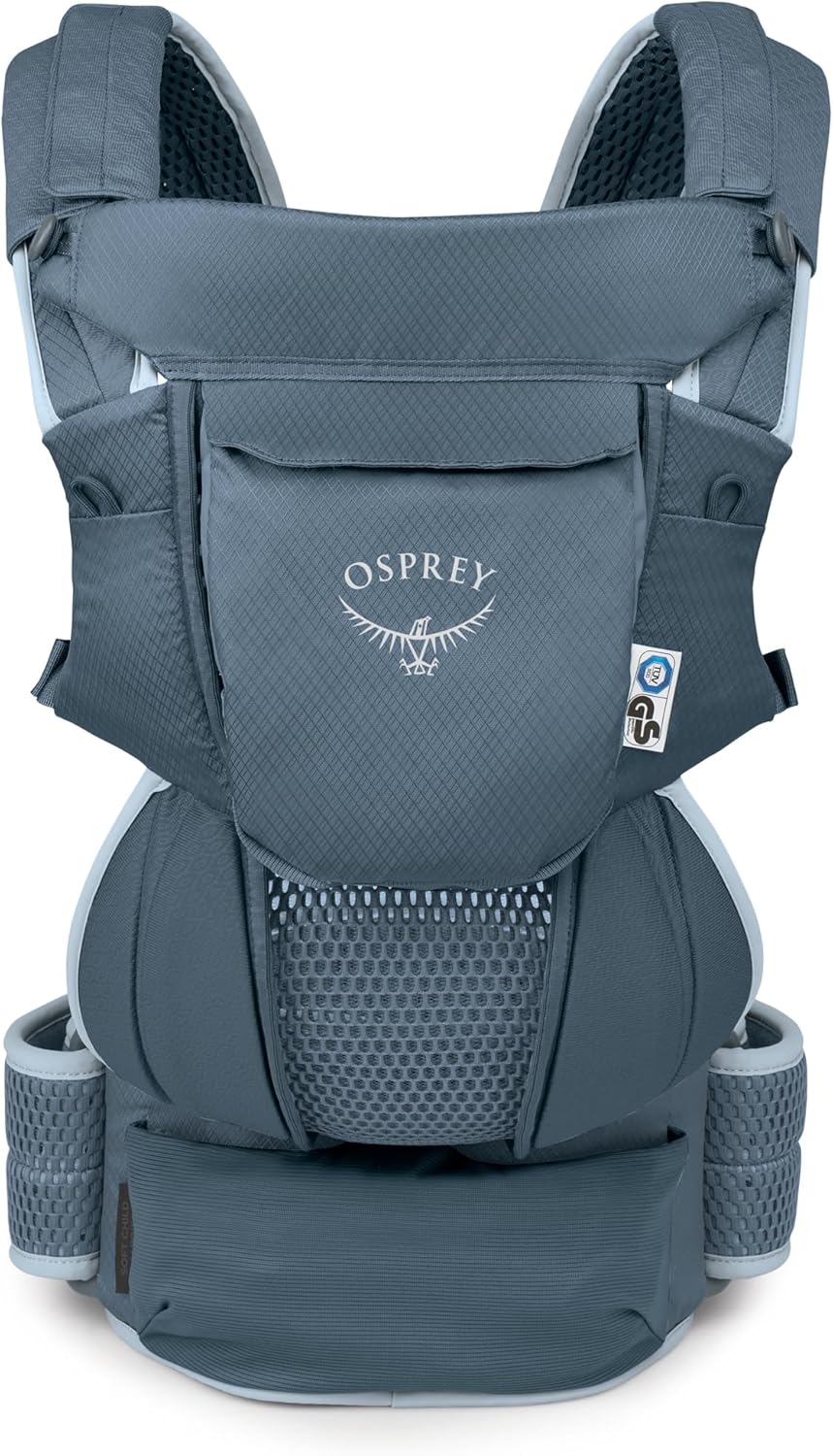 Osprey Poco Soft Carrier (Drei Tragepositionen vom Neugeborenen bis zum Kleinkind | Belüfteter, extr