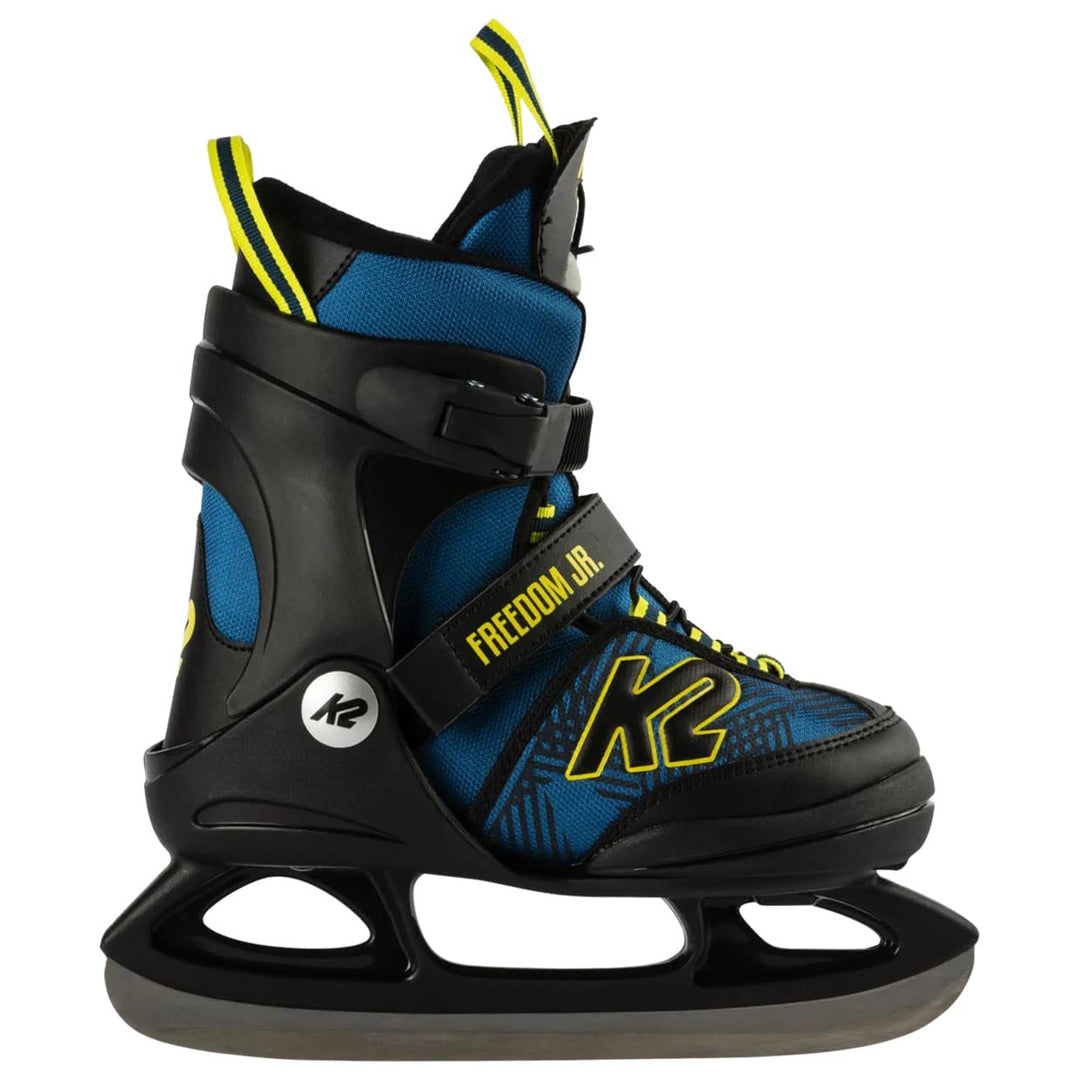 K2 Unisex Jugend Freedom Ice Eishockey 29 Blue_Yellow, 29 Blue_Yellow