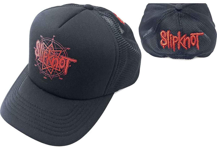 Slipknot Baseball Cap Band Logo Nue offiziell Schwarz Mesh Trucker One Size