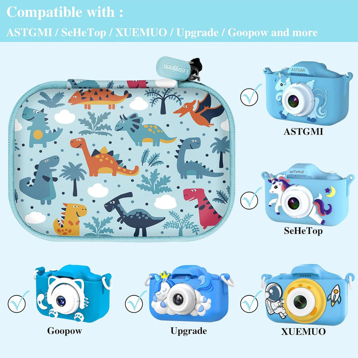 Leayjeen Kinderkamera Tasche Schutzhülle kompatibel mit Ainiv/Gofunly/GREPRO/NICEWIN/Gofunly/AONISE/