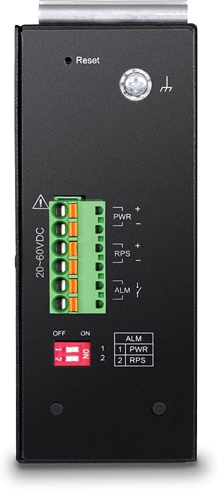 TRENDnet TI-G642i 6-Port Managed DIN Rail L2 Industrial Gigabit Switch, 4 Gigabit Ports, 2 SFP Slots